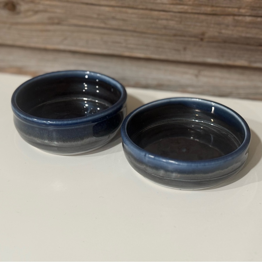 Oceanic Blue Salt & Pepper Mill Holders